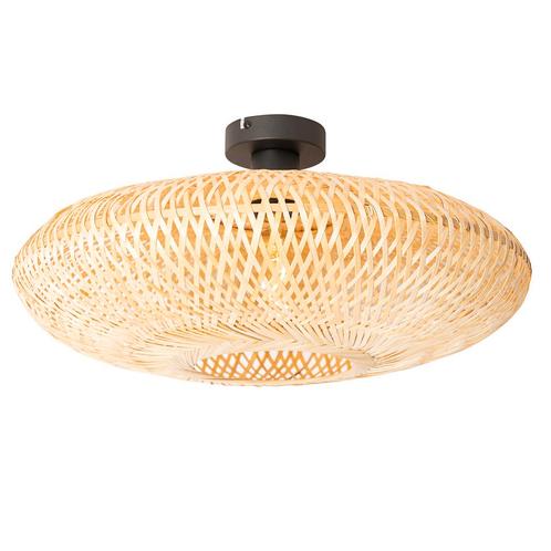 Oosterse plafondlamp bamboe 50 cm - Ostrava, Huis en Inrichting, Lampen | Plafondlampen, Nieuw