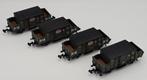 Minitrix N - 13611, 13212 - Modeltrein goederenwagon (4) -, Hobby en Vrije tijd, Modeltreinen | N-Spoor, Nieuw