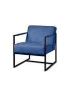 Fauteuil Star - fauteuils - Blauw, Nieuw, Blauw, Leer