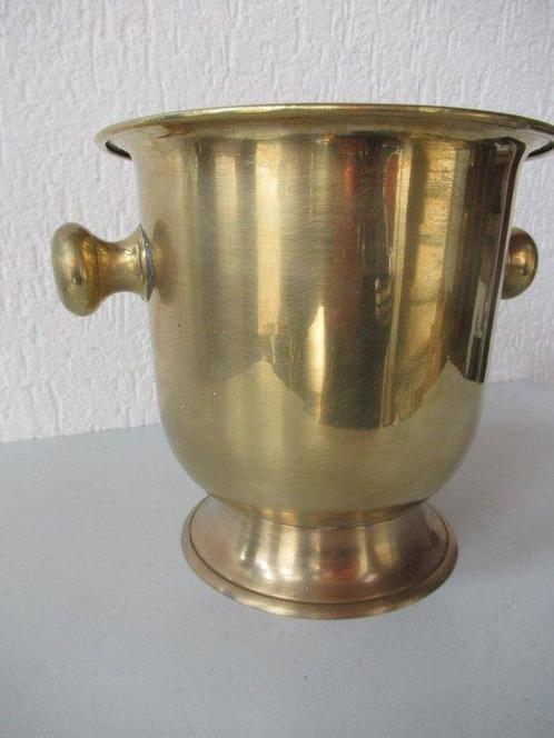 Champagne koeler - Koperen Champagnekoeler of Wijnkoeler -, Antiek en Kunst, Antiek | Meubels | Tafels