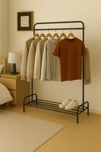 Kledingrek | Metaal met coating | 110x55x160cm | Zwart, Kleding | Dames, Kledingrekken, Verzenden, Nieuw