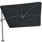 Nexus T2 premium zweefparasol 300x300 cm faded black, Ophalen of Verzenden, Nieuw