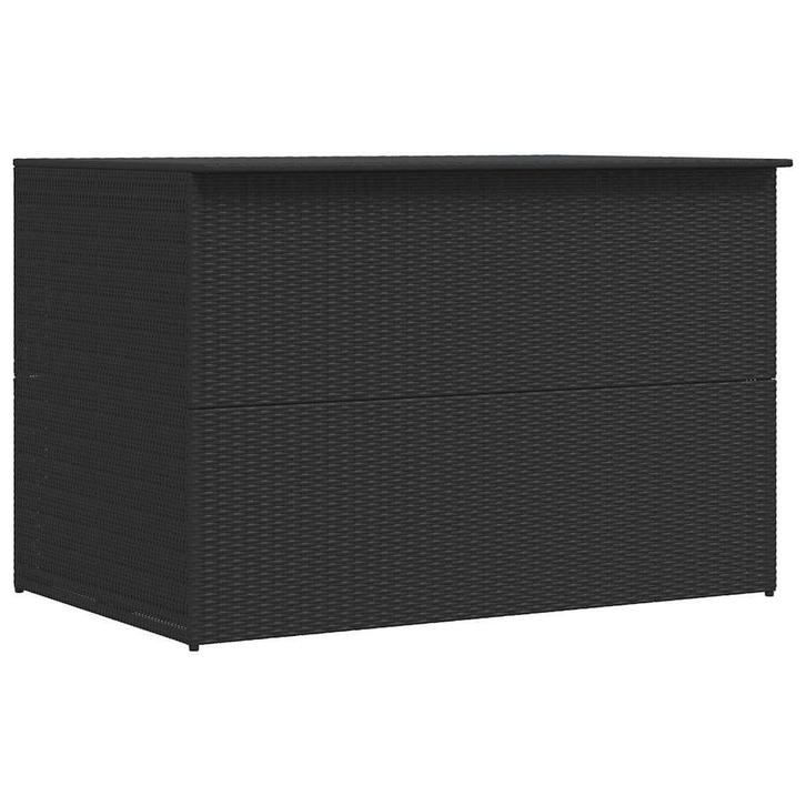 vidaXL Tuinbox 150x100x100 cm poly rattan zwart, Tuin en Terras, Overige Tuin en Terras, Nieuw, Verzenden