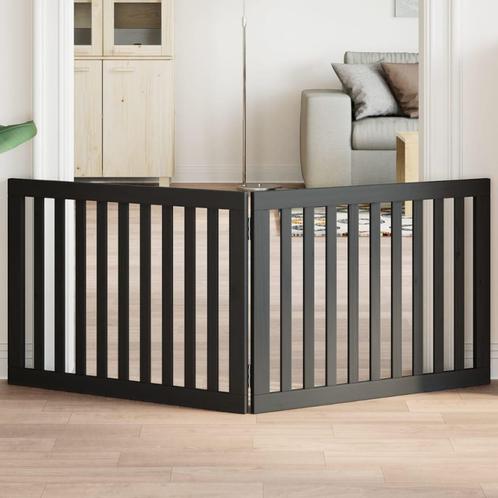 vidaXL Hondenhek inklapbaar 2 panelen 160 cm populierenhout, Dieren en Toebehoren, Honden-accessoires, Nieuw, Verzenden