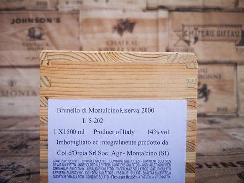 2000 Tenuta Col dOrcia - Brunello di Montalcino Riserva - 1, Verzamelen, Wijnen