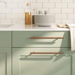 vidaXL Handvatten 20 st 224 mm roestvrij staal bronskleurig, Doe-het-zelf en Verbouw, Hang- en Sluitwerk, Verzenden, Nieuw