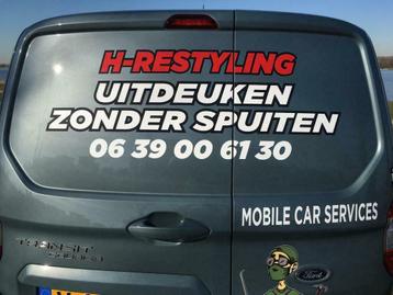 Uitdeuken zonder spuiten, parkeerdeukje, hagelschade, mobiel