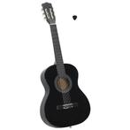 vidaXL Gitaar klassiek beginner en kinderen 3/4 36 zwart, Muziek en Instrumenten, Snaarinstrumenten | Gitaren | Akoestisch, Verzenden