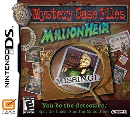 Mystery Case Files Millionheir (Nintendo DS), Spelcomputers en Games, Games | Nintendo DS, Gebruikt, Verzenden