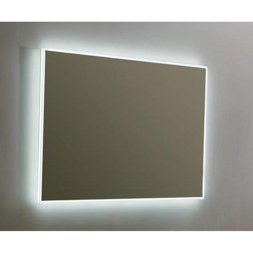 Spiegel Sanilux Mirror Infinity 100x70x4,1 cm Aluminium met, Doe-het-zelf en Verbouw, Sanitair, Bad, Nieuw, Ophalen of Verzenden