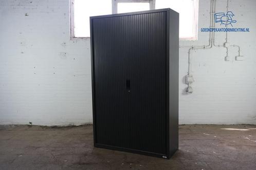 Lensvelt | Roldeurkast | Tweedehands | Antraciet | 4 legbord, Zakelijke goederen, Kantoor en Winkelinrichting | Kantoormeubilair en Inrichting