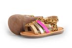 IK-KE Sandalen in maat 22 Beige | 10% extra korting, Verzenden, Jongen of Meisje, IK-KE, Schoenen