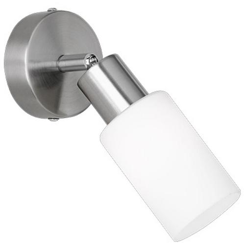 LED Wandspot - Trion Smast - E14 Fitting - Rond - Mat Nikkel, Huis en Inrichting, Lampen | Wandlampen, Nieuw, Metaal, Ophalen of Verzenden