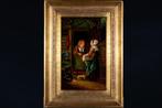 Frans van Mieris (1636-1681), Naar - Fruitverkoopster & de, Antiek en Kunst