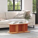 vidaXL Salontafel Wasbruin 80 x 39,5 x 33,5 cm Massief, Verzenden, Nieuw, Minder dan 50 cm, Grenenhout