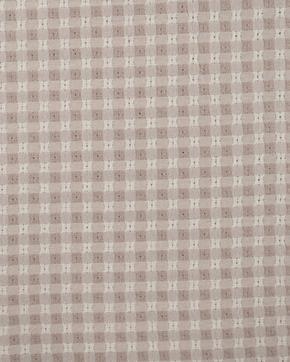 Jacquard Ruit Zand, Hobby en Vrije tijd, Stoffen en Lappen, Bruin, Nieuw