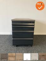 Ladeblok - 57x42x76cm - Zwart - 4 lades - kunststof front -, Werkplek, Ophalen of Verzenden, Gebruikt, Kast