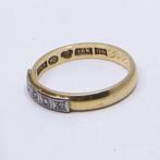 Ring - 18 karaat Geel goud - 0.05ct. tw. Diamant, Nieuw