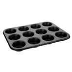 Bakvorm koolstofstaal met anti kleef | Cap. 12 muffins |, Verzenden, Nieuw in verpakking