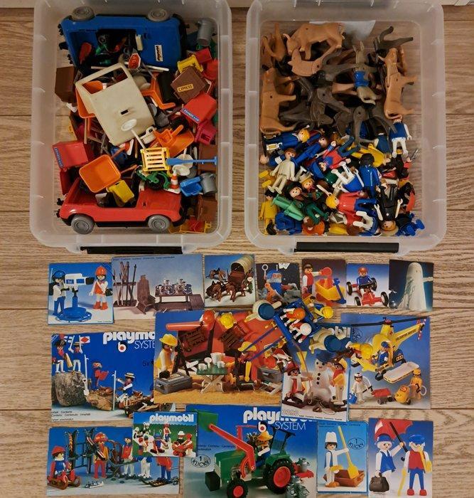 Playmobil - Playmobil Lot vintage met 50 poppetjes & 22, Antiek en Kunst, Antiek | Overige Antiek