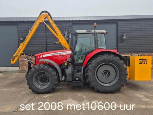 Massey Ferguson 6480 met Herder Grenadie 513LS, Zakelijke goederen, Agrarisch | Tractoren, Gebruikt, Massey Ferguson, meer dan 10000