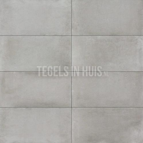 Vloertegel / wandtegel lecco gris grijs 30x60 met slip-stop, Doe-het-zelf en Verbouw, Tegels, Vloertegels, Nieuw, 10 m² of meer
