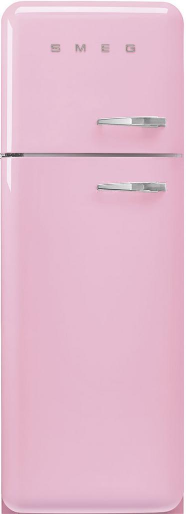 Smeg FAB30LPK6 retro jaren 50 koelkast - roze, Witgoed en Apparatuur, Koelkasten en IJskasten, 150 tot 200 liter, Energieklasse A of zuiniger