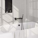 Inbouwthermostaatset Brauer Black Incl Staafhanddouche En, Doe-het-zelf en Verbouw, Sanitair, Ophalen of Verzenden, Nieuw, Kraan