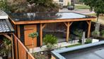 LUXE DEAL- Plat dak met glazen schuifwanden 8x4m voor €7453, Veranda, Nieuw, Ophalen of Verzenden