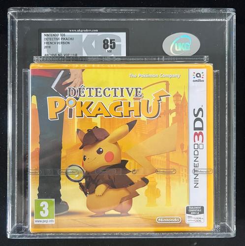 3DS Detective Pikachu - French (Nieuw, UKG graded) - Nintend, Spelcomputers en Games, Games | Nintendo 2DS en 3DS, Zo goed als nieuw