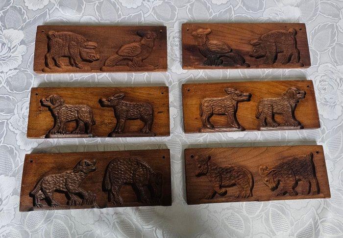 Plank (6) - Hout - Zeldzame speculaasplanken, Antiek en Kunst, Antiek | Keukenbenodigdheden