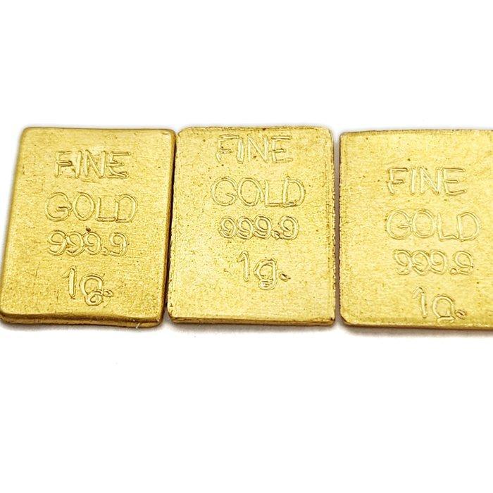 Sieraden appliqué - 24 karaat Geel goud, Sieraden, Tassen en Uiterlijk, Antieke sieraden