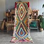 Modern Boho veelkleurig Marokkaans runnerkleed - Vloerkleed, Huis en Inrichting, Stoffering | Tapijten en Kleden, Nieuw