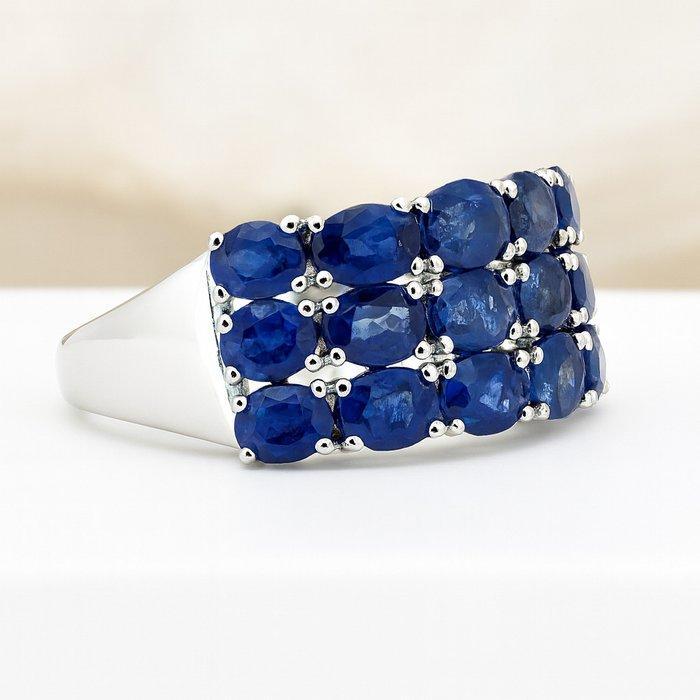 Zonder Minimumprijs - Ring Verguld Saffier - 18kt goud, Sieraden, Tassen en Uiterlijk, Ringen