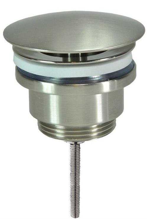 UniMatch open afvoerplug 5/4 geborsteld staal, Doe-het-zelf en Verbouw, Sanitair, Ophalen of Verzenden