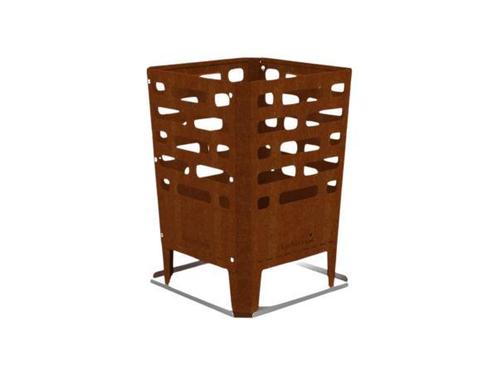 Veiling - Barbecook vuurkorf Jill 38x38x55cm, Tuin en Terras, Houtskoolbarbecues, Nieuw