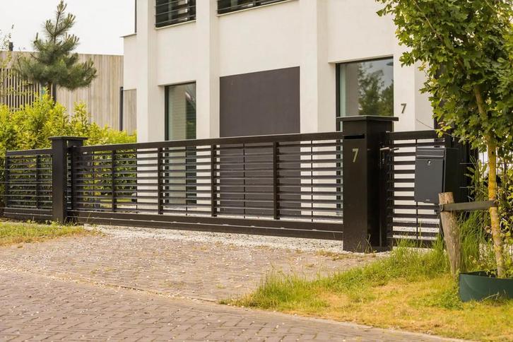 Lamellen poorten | Van Klompenburg | Specialist Hekwerken, Tuin en Terras, Tuinpoorten, Nieuw