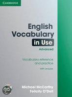 English Vocabulary In Use Advanced With Answer 9780521677462, Zo goed als nieuw, Verzenden