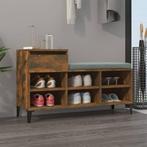 vidaXL Schoenenkast 102x36x60 cm bewerkt hout gerookt, Huis en Inrichting, Verzenden, Nieuw