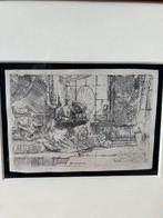 Rembrandt Harmensz. Van Rijn (1606-1669), after - La Vergine