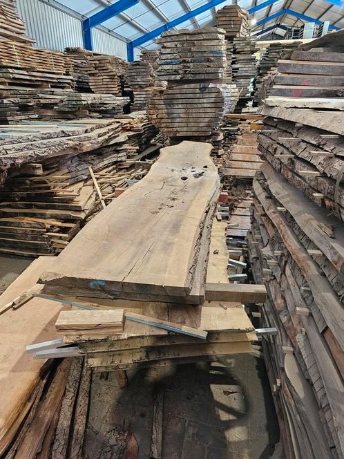 LOODS MOET LEEG ALLES MOET WEG EIKEN SCHAALDELEN ENZ, Doe-het-zelf en Verbouw, Hout en Planken, Nieuw, Ophalen of Verzenden