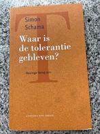 Waar is de tolerantie gebleven?, Boeken, Gelezen, Verzenden, Simon Schrama, Maatschappij en Samenleving