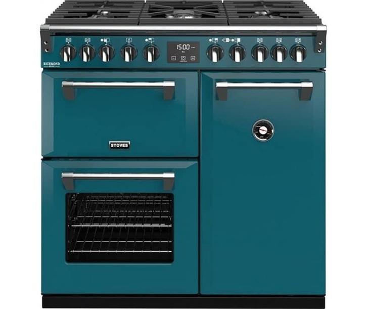 Stoves Richmond S900 DF Kingfisher Teal, Witgoed en Apparatuur, Fornuizen, Nieuw, Ophalen of Verzenden