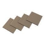 Akoestisch wandpaneel Vang 16 stuks 5,76 m² walnootkleurig l, Doe-het-zelf en Verbouw, Platen en Panelen, Verzenden, Nieuw