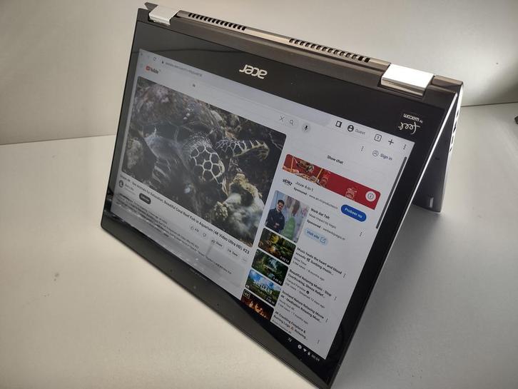 ACER SPIN 13 CP713 chromebook met i5, 8GB ram, 64 GB ssd, Computers en Software, Chromebooks, 13 inch, 128 GB, Touchscreen, Qwerty