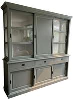 Buffetkast Engels groen Deurne 220cm dichte middendeur, Huis en Inrichting, Kasten | Buffetkasten, Ophalen of Verzenden, Nieuw