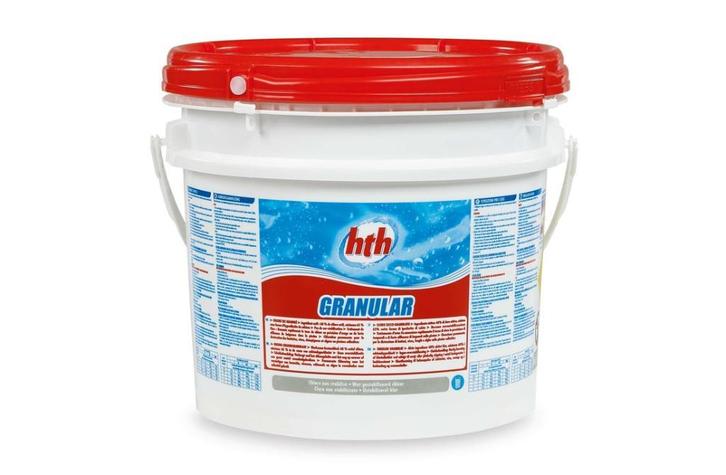 Chloor Granulaat | 10 KG  | HTH | Zwemland, Tuin en Terras, Zwembad-toebehoren, Reinigingsmiddel, Nieuw, Ophalen of Verzenden