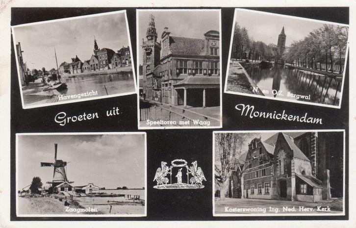 MONNICKENDAM - Meerluik Groeten uit Monnickendam, Verzamelen, Ansichtkaarten | Nederland, Verzenden