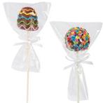 Wilton Transparante Cake Pop Zakjes met Lint 12st, Hobby en Vrije tijd, Taarten en Cupcakes maken, Nieuw, Verzenden