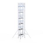 Rolsteiger Professional 135x305 13,2m werkhoogte vrijstaand, Doe-het-zelf en Verbouw, Steigers, Verzenden, Nieuw, Rolsteiger of Kamersteiger